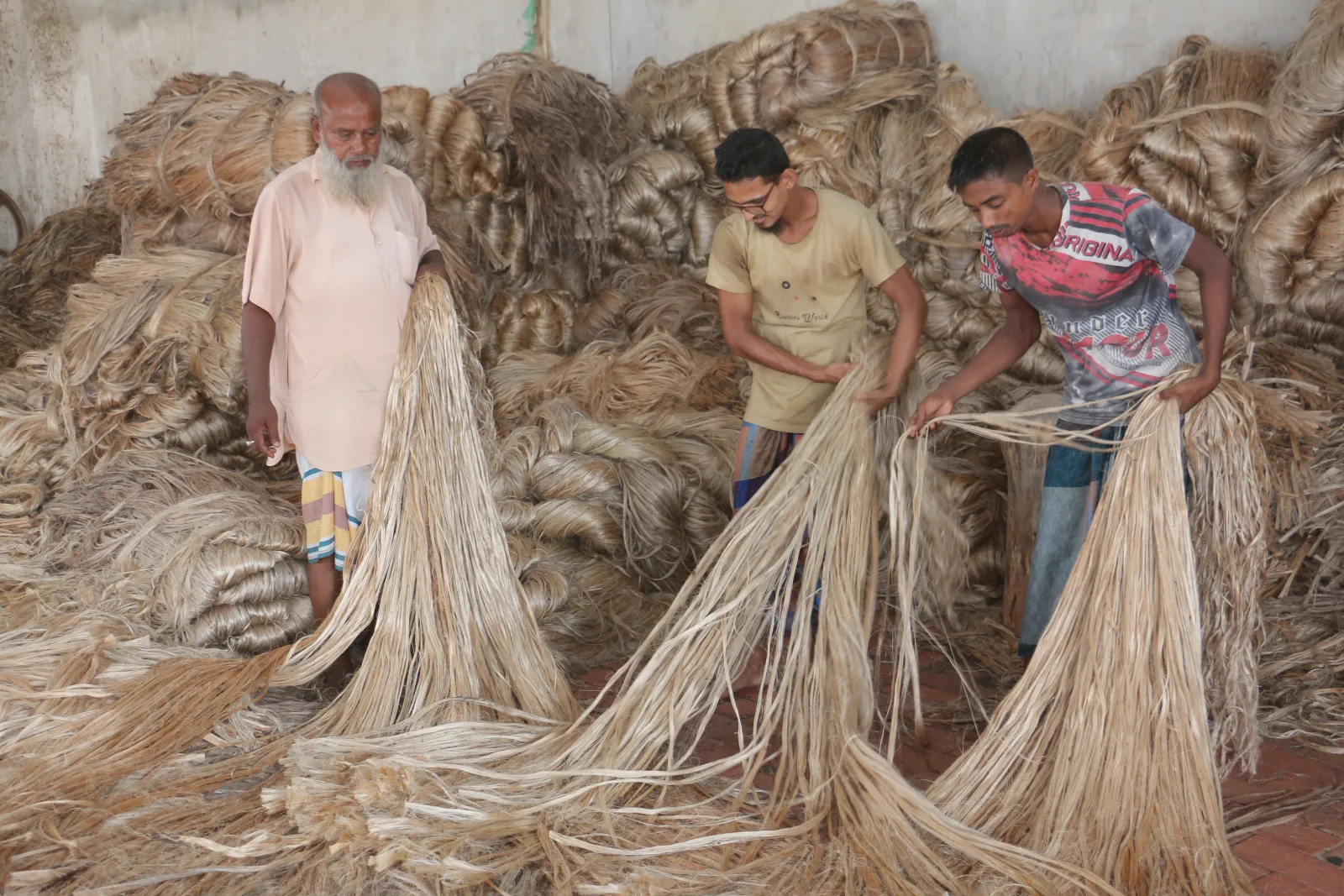 Grade-A raw jute fiber, the Golden Fiber of Bangladesh